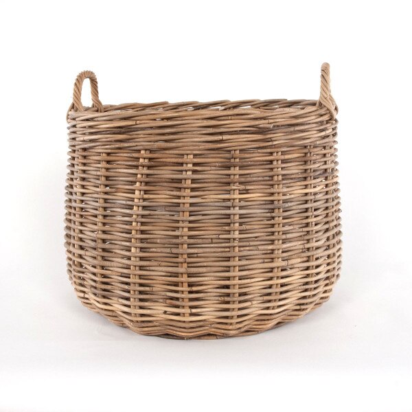 Round Rattan Basket