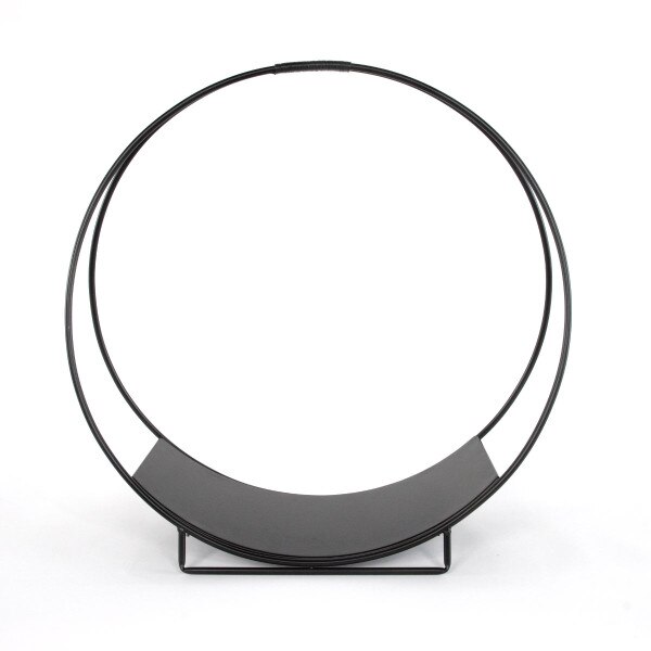 Black Metal Log Holder Casalife Furniture Toronto, Kitchener