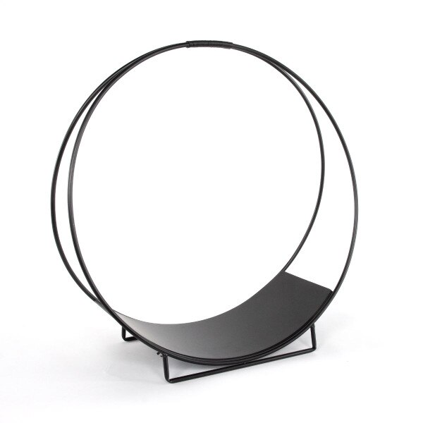 Black Metal Log Holder Casalife Furniture Toronto, Kitchener