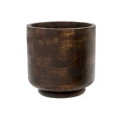 Bungalow Wooden Pot