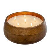 Wooden Multi Wick Candle