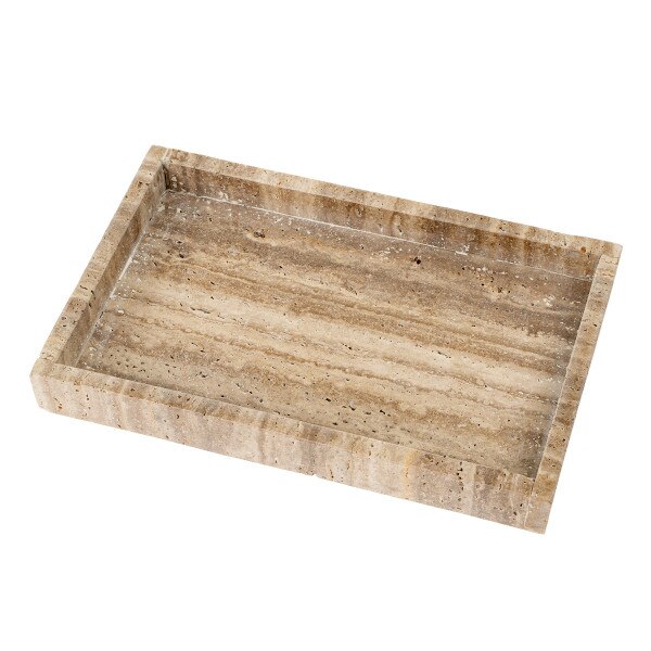 Travertine Rectangular Tray