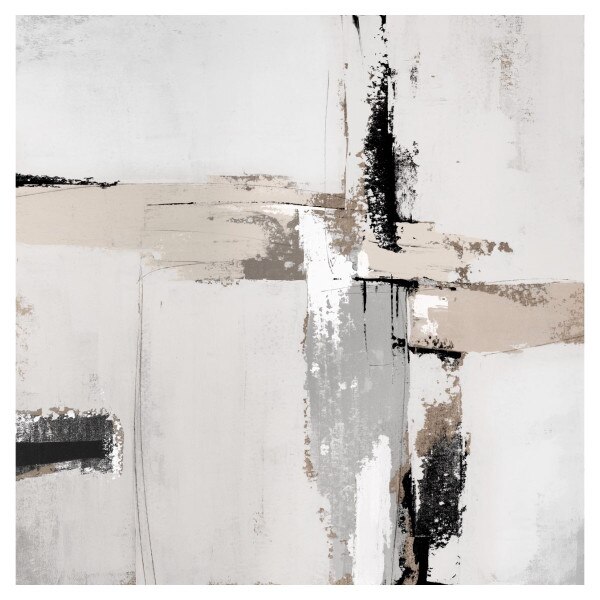 Off Edge II - 48x48 Black