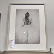 Glass w/ Wood Frame Wall Decor - Me