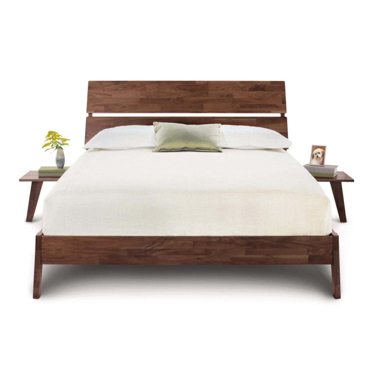Linn Bed - Attached Nightstands