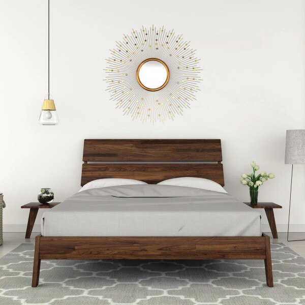 Linn Bed - Attached Nightstands