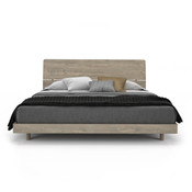 Alma Bed with raw birch finish