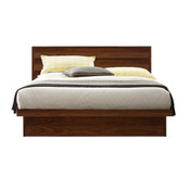 Serra Queen Storage Bed - Walnut