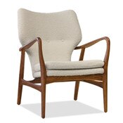 Ingrid Lounge Chair - Cream Boucle