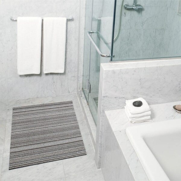 Skinny Stripe Shag Mat 24x36