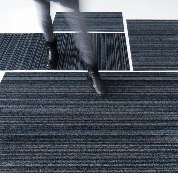 Skinny Stripe Shag Mat 24x36