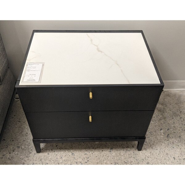 Hemrik 2 Drawer Large Nightstand