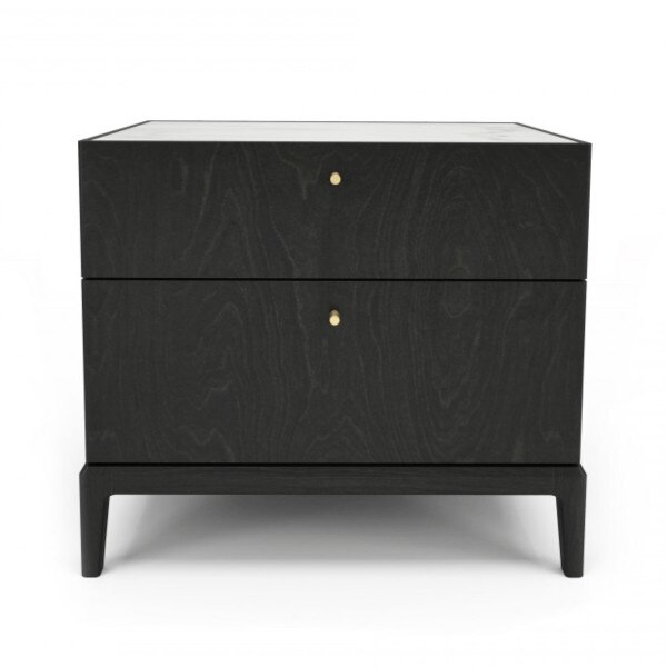 Hemrik 2 Drawer Nightstand