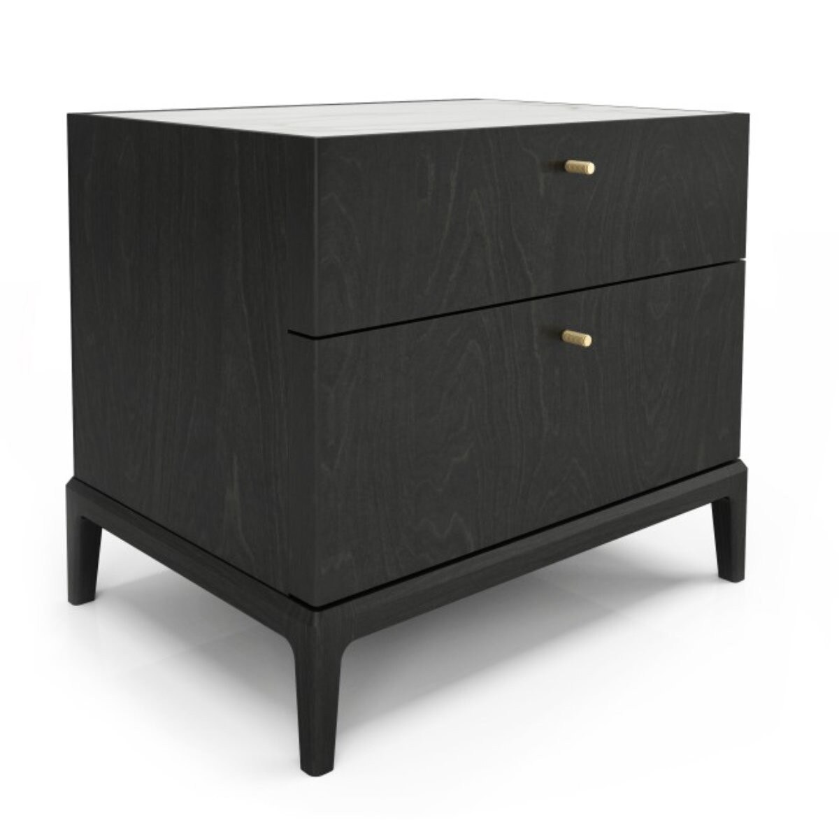 Hemrik 2 Drawer Nightstand