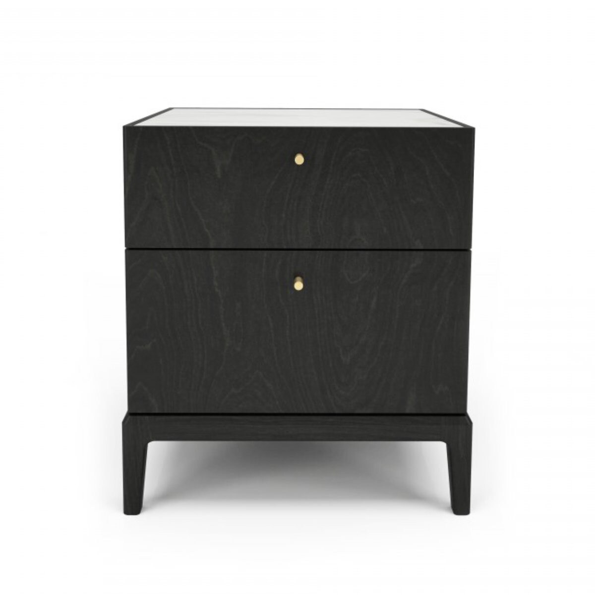 Hemrik 2 Drawer Nightstand
