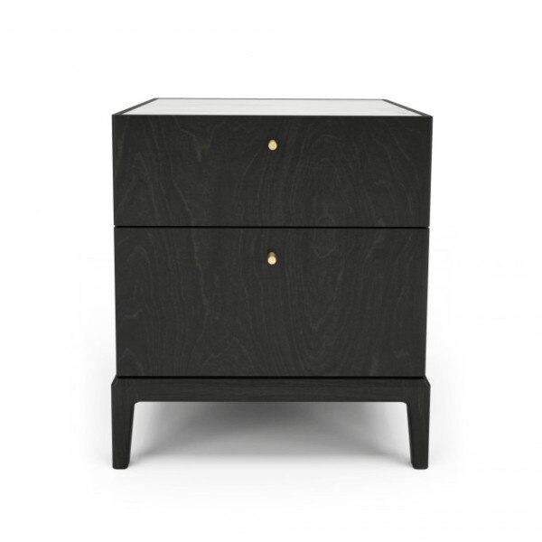 Hemrik 2 Drawer Nightstand