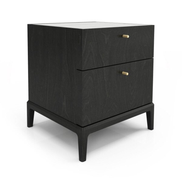 Hemrik 2 Drawer Nightstand