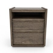 Clark 2 Drawer High Nightstand