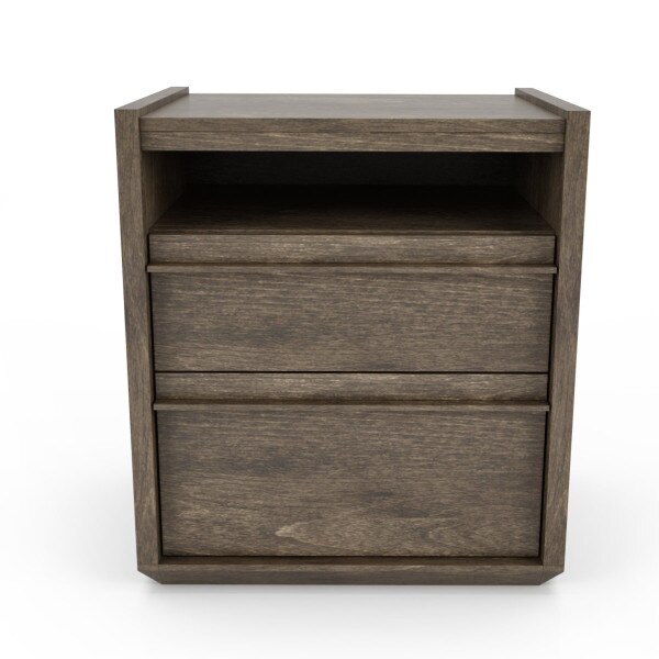 Clark 2 Drawer High Nightstand
