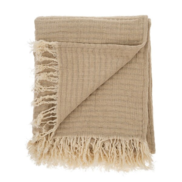 Kantha Stitch Throw Blanket