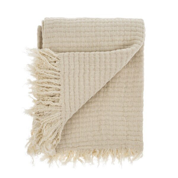 Kantha Stitch Throw Blanket