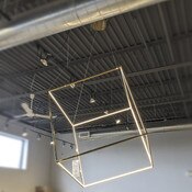 Floating Gold LED Box