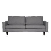 Front of Alex sofa in grey fabric