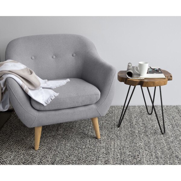 Natura Hairpin Round Side Table