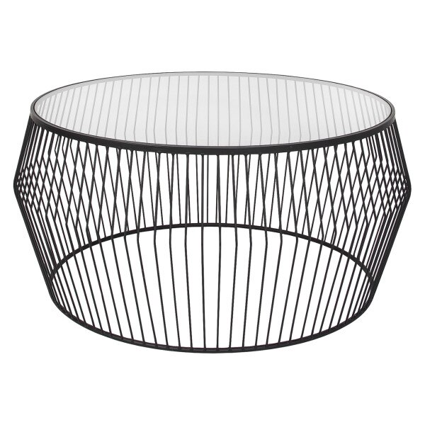 Cyclone Wire Coffee Table Black